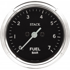 Manómetro Stack Classic 52mm presión de gasolina 0-7bares eléctrico