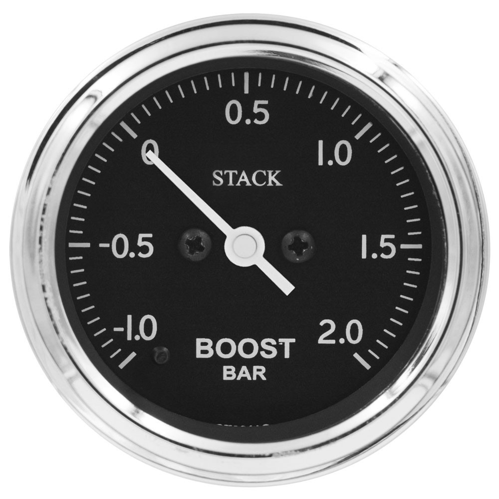 Manómetro Stack Classic 52mm manómetro de pressão turbo -1/+2bar elétricoArray