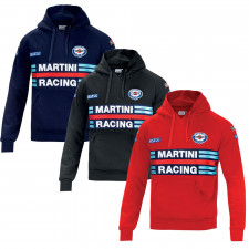 Camisola com capuz Sparco Martini Racing Réplica
