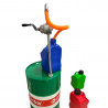Bomba giratoria manual Refueling para Gasolina/Etanol/Aceite Desmontable 1Vuelta/1L