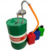 Bomba manual de reabastecimento de gasolina 1 volta/1 litro amovível