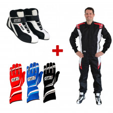 Pack karting GT2i Fato de corrida e segurança + botas + luvas
