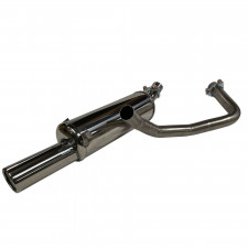 Sistema de escape Inoxcar em aço inoxidável Renault Megane II 1.6 16v 1x80mm