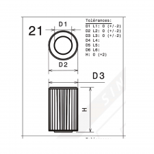 Filtro de aire GREEN FILTER ALFA ROMEO 4 C 1,8L TBI 03/13-