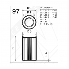 Filtro de Aire Green Mercedes 220 w203 143cv