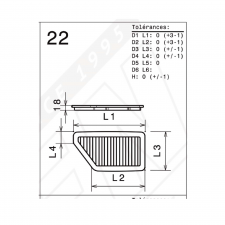 Filtro de Aire Green Audi TT 2.0 TFSi