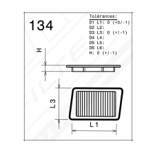 Filtro de Aire Green JEEP WRANGLER 2,4L TJ