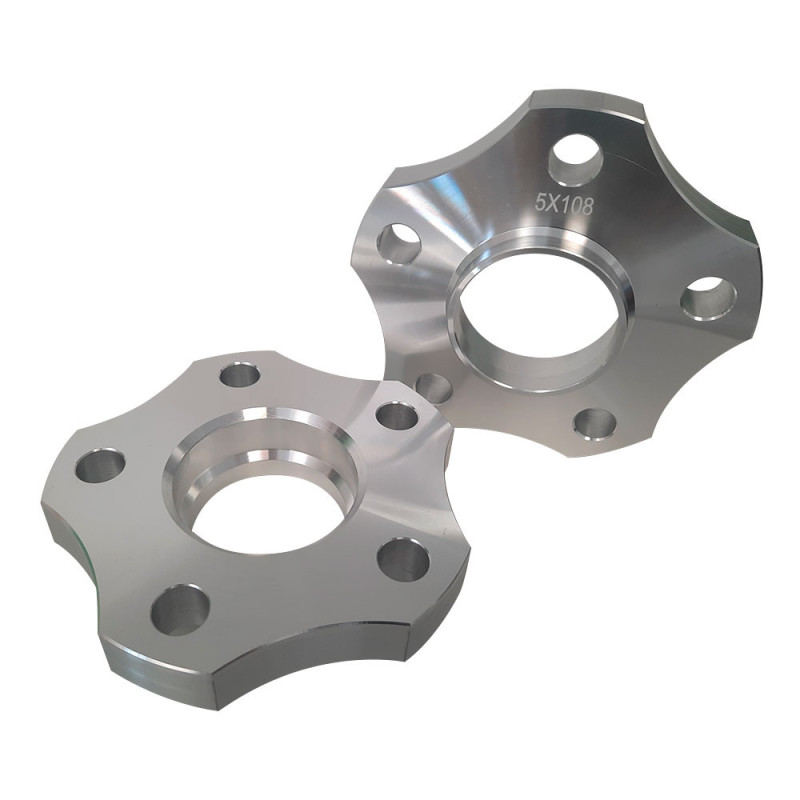 Separadores de rueda ligeros GT2i Race & Safety 20mm 5X108 Renault 60.1mmArray