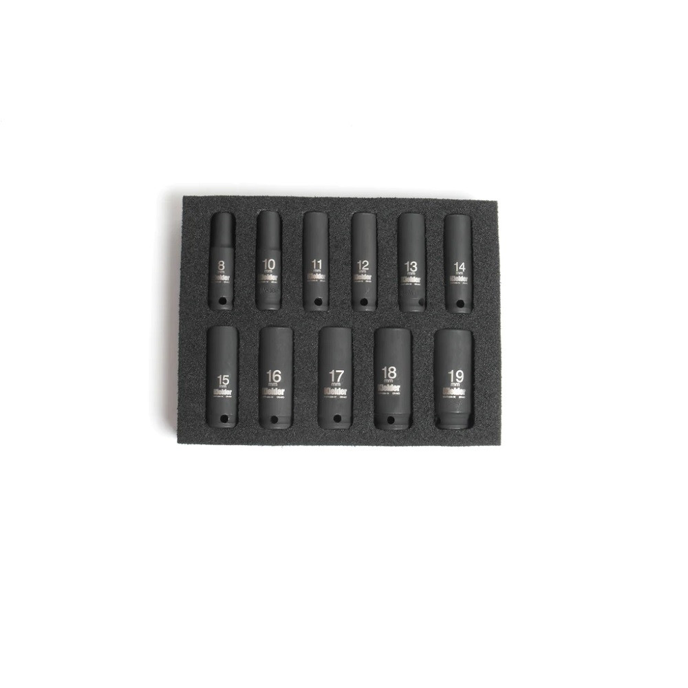 Conjunto de 11 chaves de caixa KIELDER 3/8" e 62 mm (8 a 19 mm)Array