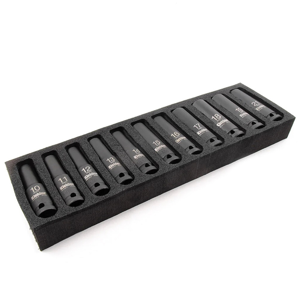 Conjunto de 11 chaves de caixa KIELDER 1/2" e 80 mm (10 a 21 mm)Array