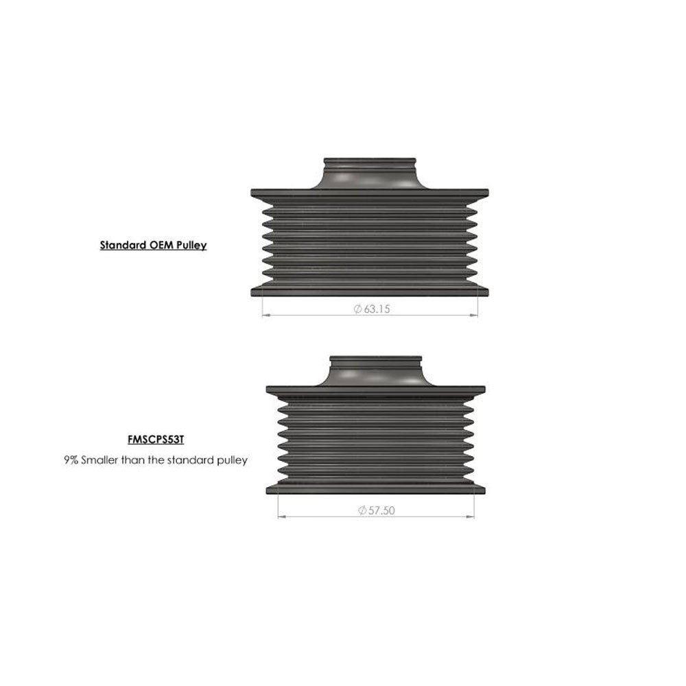 Polia Forge para Audi 3.0 TArray