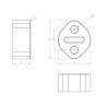 Silent-block Powerflex escape universal altura 65mm