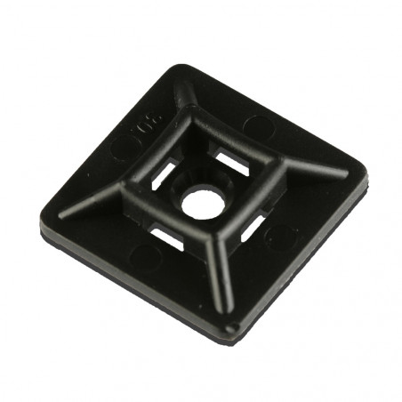 Fijación adhesiva para brida 2,5-5.4mm negro