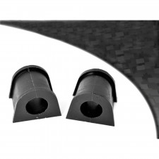 Barra estabilizadora preta Powerflex Silent-block 23mm Alfa Romeo 147 156 GT (2 peças)