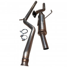 Grupo A Inox GT2i Race & Safety Peugeot 206 2.0 S16 (modelo de 1 sonda) Escape