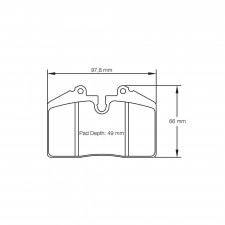 Pastillas de freno Pagid S1203 RST3