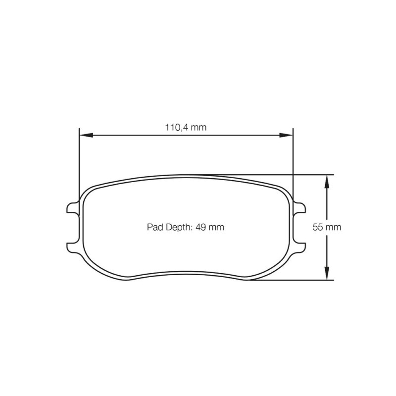 Pastillas de freno Pagid lapeadas S4929 RST3Array