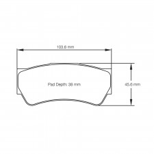 Pastilhas de travão Pagid lapidadas S8049 RST1,RST2,RST3,RST4