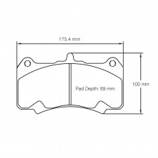 Pastilhas de travão Pagid S8258 RST3