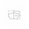Pastillas de freno Pagid S2405 RSL1,RSL19,RSL29