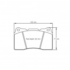 Pastilhas de travão Pagid S2487 RSL1,RSL29