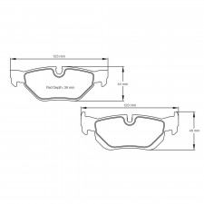 Pastillas de freno Pagid S8035 RSL1,RSL29