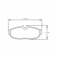 Pastillas de freno Pagid S8113 RSL29