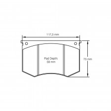 Pastillas de freno Pagid S1191 RSH3,RSH42,RSH29E