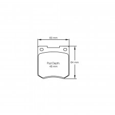 Pastilhas de travão Pagid S3190 RSH42,RSH29E