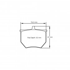 Pastillas de freno Pagid S8040 RSH3,RSH42