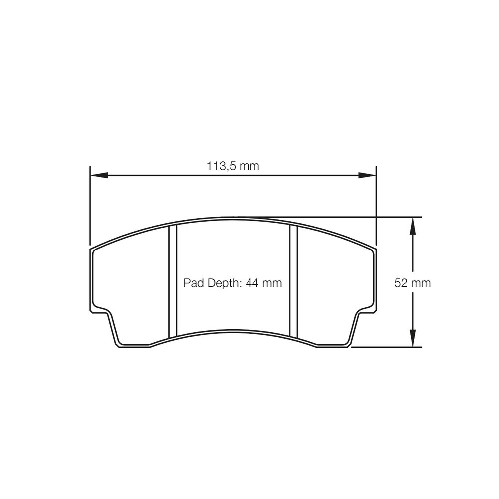 Pastilhas de travão Pagid S2127 RS14,RS42Array