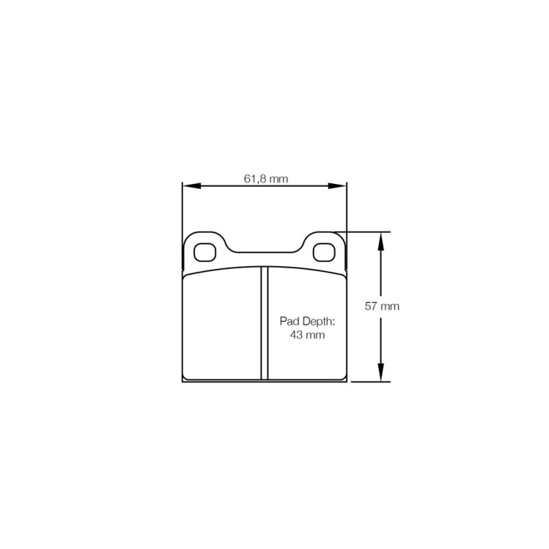 Pastilhas de travão Pagid S4304 RS14Array