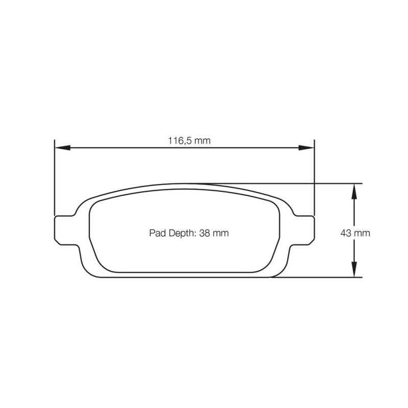 Pastillas de freno Pagid S4939 RS44Array