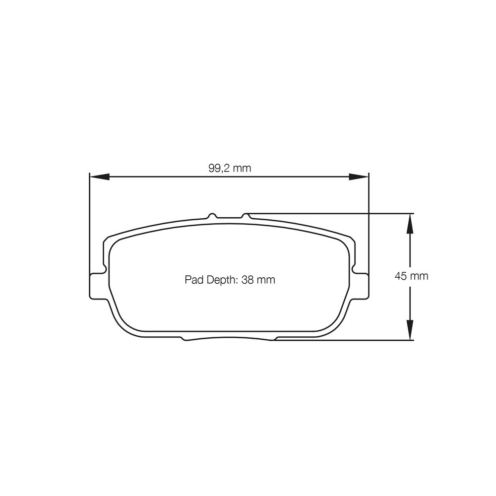 Pastillas de freno Pagid S8077 RS44Array