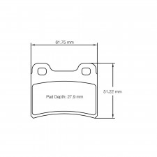 Pastilhas de travão para karting Pagid greenPagid Karting K1 foi desenvolvido especialmente para as corridas de karting