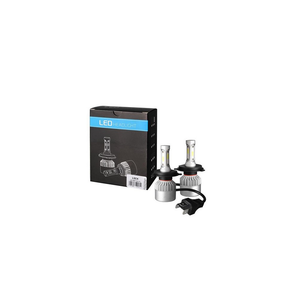 Kit 2 Lâmpadas Led H4 80W 9-32V 10000 Lumens 6500KArray