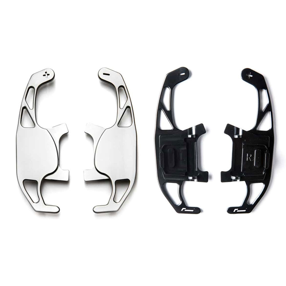 VWR - Pás de alumínio para DSG - Acabamento preto Pioneer - Golf 7 / Polo 6R & 6C & AWArray