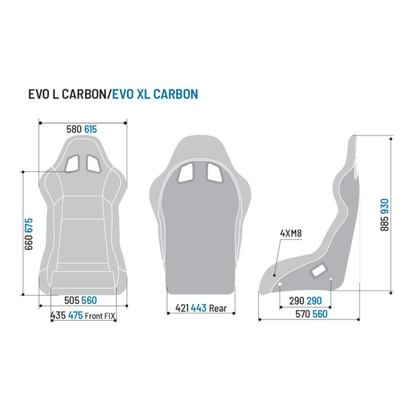 Baquet Sparco Evo XL CarbonoArray