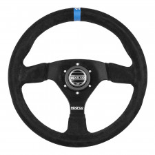 Volante Sparco 383 logotipo camurça couro preto