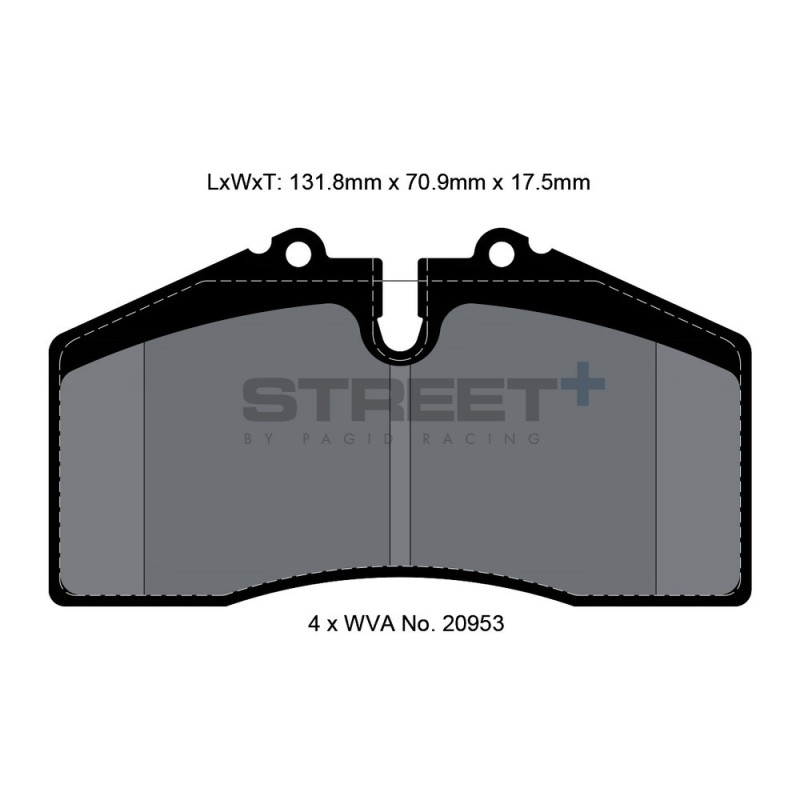 Pastillas de freno Pagid T8003 Street+Array