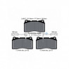 Pastillas de freno Pagid T8017 Street+