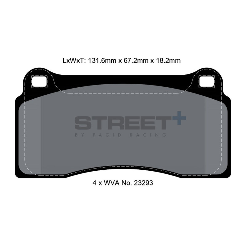 Pastillas de freno Pagid T8021 Street+Array