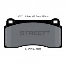 Pastillas de freno Pagid T8021 Street+