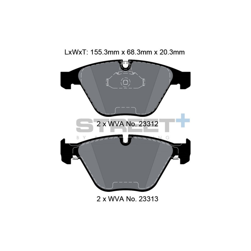 Pastillas de freno Pagid T8024 Street+Array