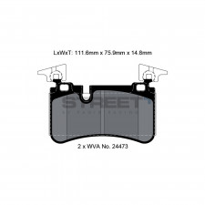 Pastillas de freno Pagid T8074 Street+