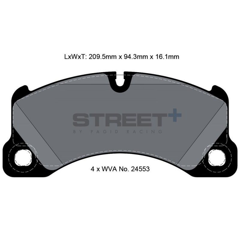 Pastillas de freno Pagid T8077 Street+Array