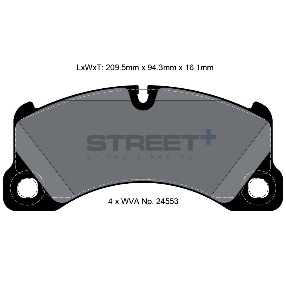 Pastilhas de travão Pagid T8077 Street+Array