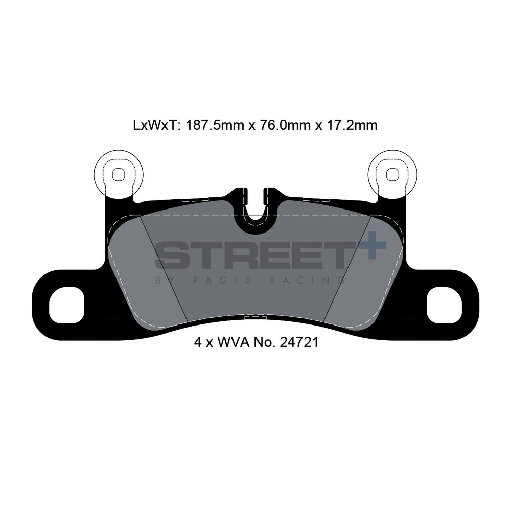 Pastillas de freno Pagid T8091 Street+Array