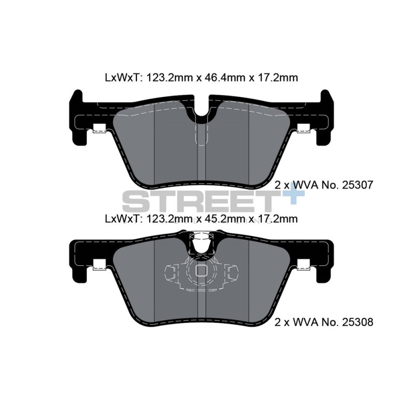 Pastillas de freno Pagid T8117 Street+Array