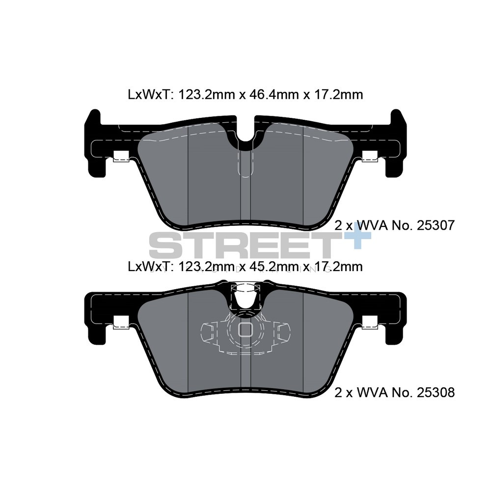 Pastilhas de travão Pagid T8117 Street+Array